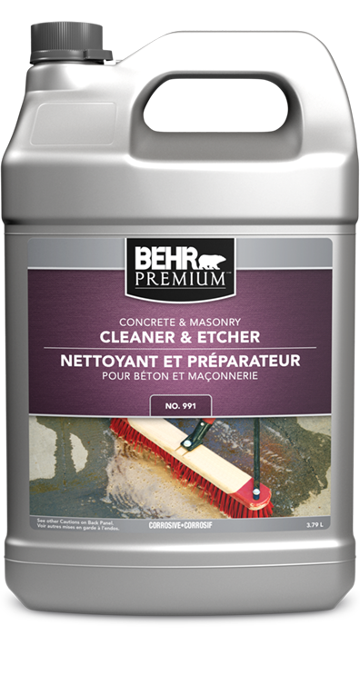 Jug of Behr Premium Concrete and Masonry Cleaner and Etcher