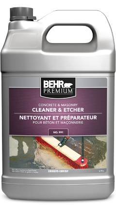 Jug of Behr Premium Concrete and Masonry Cleaner and Etcher