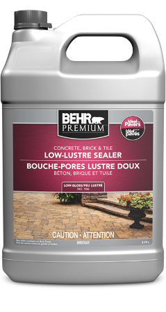 Jug of Behr Premium Concrete, Brick and Tile Low-Luster Sealer