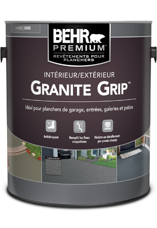 Revêtement de peinture pour béton Granite Grip <sup>MD</sup>, BEHR  PREMIUM<sup>MD</sup>