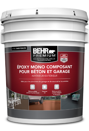 Behr Premium Peinture d'époxy monocomposant pour planchers de