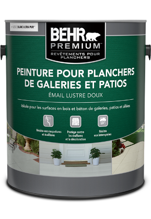 Peinture pour planchers de galeries et patios