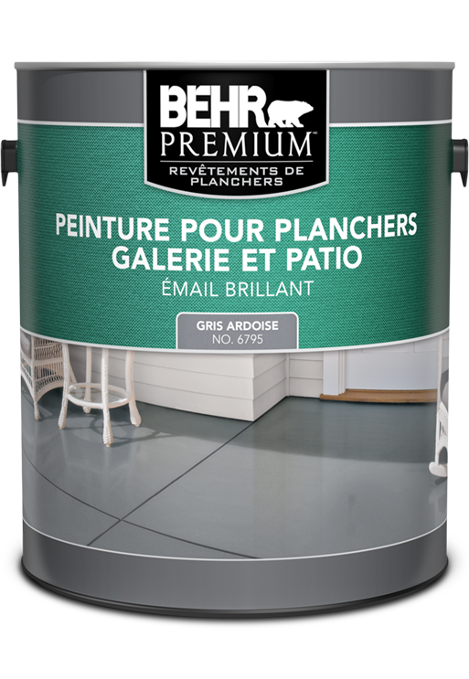 Can of Behr Premium Porch and Patio Floor Paint Gloss