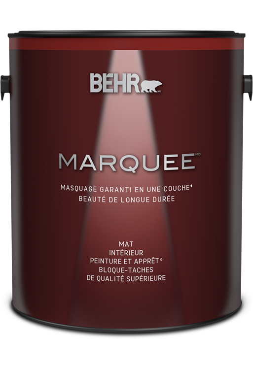 One 3.79 L can of Marquee interior paint, matte