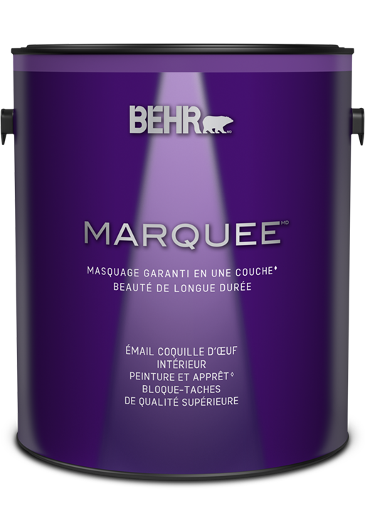 One 3.79 L can of Marquee interior paint, eggshell enamel
