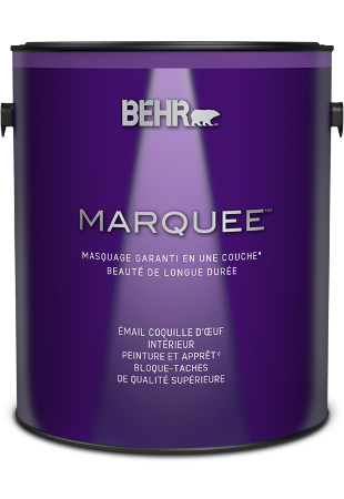 One 3.79 L can of Marquee interior paint, eggshell enamel