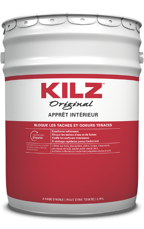 Bucket of Kilz Original Primer