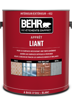 One 3.79 L can of Behr Bonding Primer