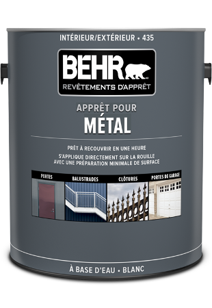 One 3.79 L can of Behr Metal Primer