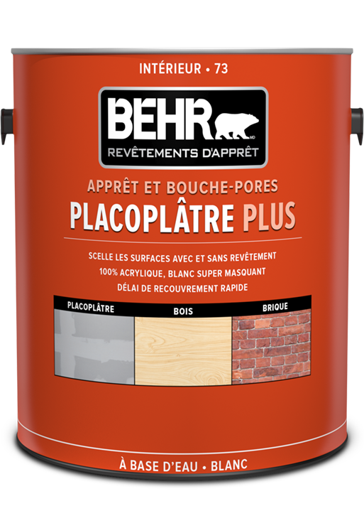 One 3.79 L can of Behr Drywall Plus Primer & Sealer