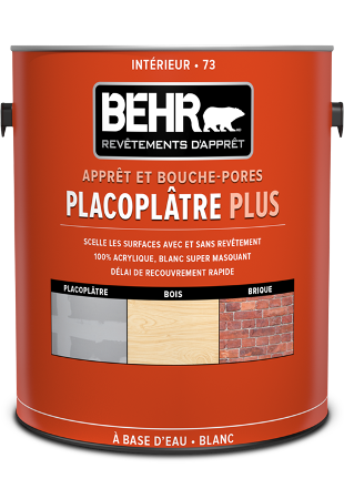 One 3.79 L can of Behr Drywall Plus Primer & Sealer