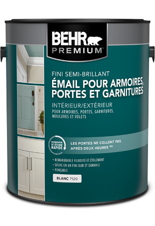 Peinture pour armoires, portes et garnitures