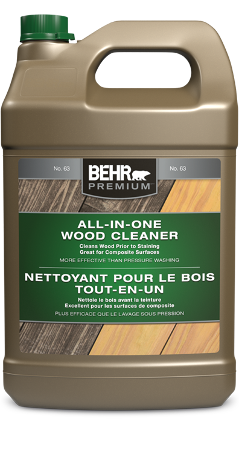 Nettoyants et décapants pour bois