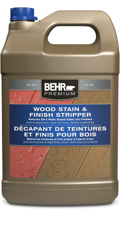 One jug of Behr Premium Wood Stain & Finish Stripper