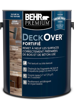 1 gal can of Behr Premium Advanced DeckOver Textured
