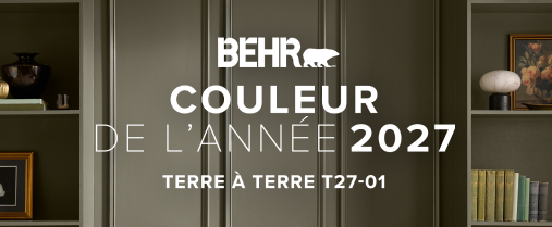 COULEUR BEHR DE L'ANNÉE 2025